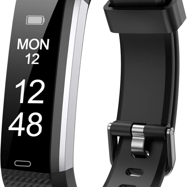 Runlio Fitness Tracker with Sleep Monitor, Activity Tracker with Step and Calories Counter, IP67 Waterproof Fitness Watch with Pedometer, Stopwatch for Women Men