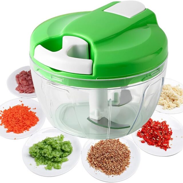 multifunctional 500ml manual food chopper with handle