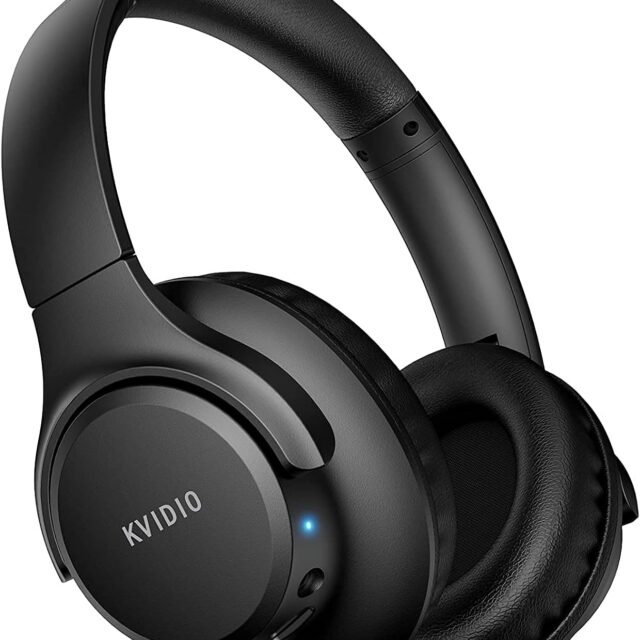 Bluetooth Headphones Wireless Over Ear 65h Battery Wired & Wireless | 65h playtime, BT 6.0, Foldable & light, Deep bass, Built-in mic, 40mm driver,HiFi stereo,Travel work home,PC phone,Black,Gift