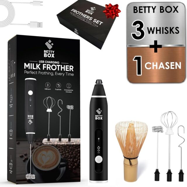 Betty Box Frothers Set