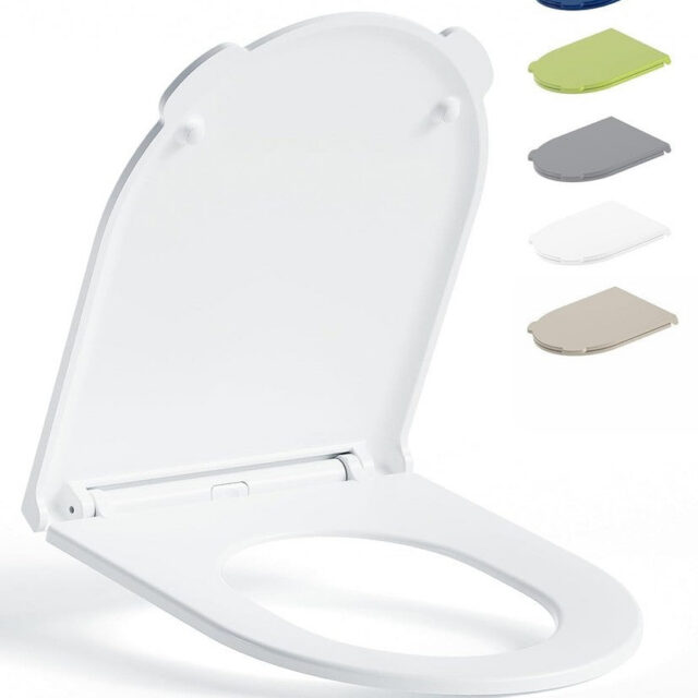 NeoArt Premium Soft Close Toilet Seat with Hygienic & Easy-to-use Handle
